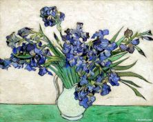 Haga click para ver la imagen ampliada 1890 iris dans un vase.jpg